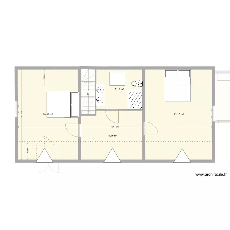 Habitation Moulin esclier 1/4. Plan de Habitation Moulin esclier 1/4. Plan de