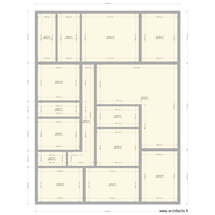 projet 2. Plan de 0 pièce et 0 m2