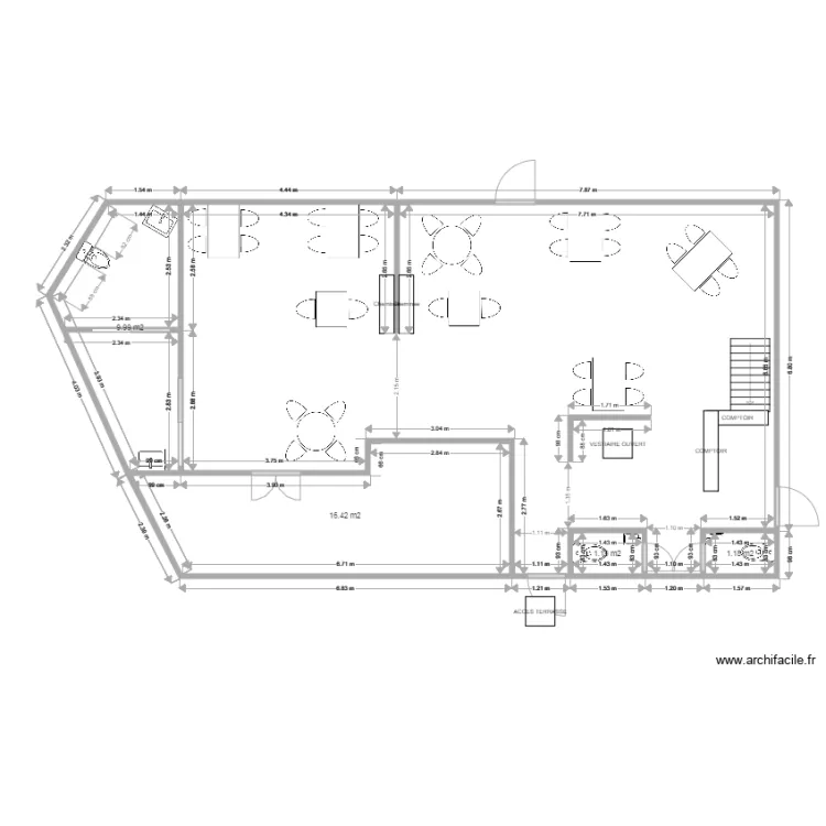 PLAN PROJET AUBERGE DE LA CROIX VERTE NEUNG. Plan de PLAN PROJET AUBERGE DE LA CROIX VERTE NEUNG. Plan de