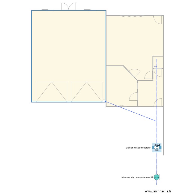 SCI G.INVERST ASS 1331. Plan de 5 pièces et 118 m2