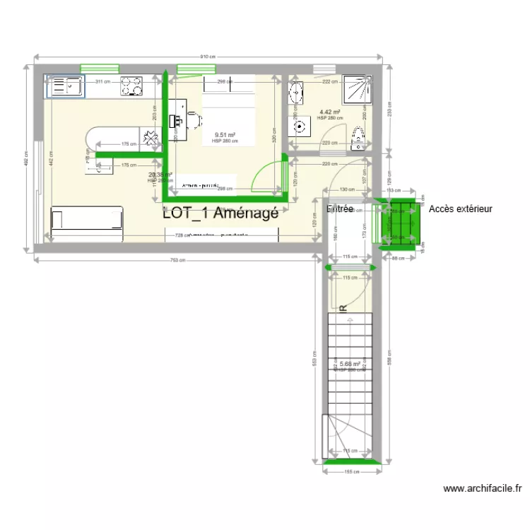 Portet Lot14. Plan de 