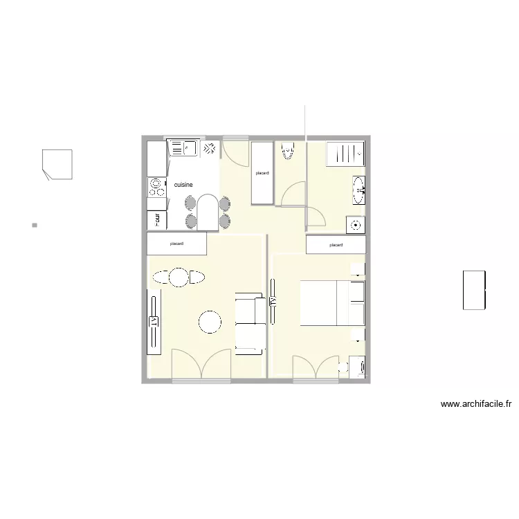 appart modif. Plan de 