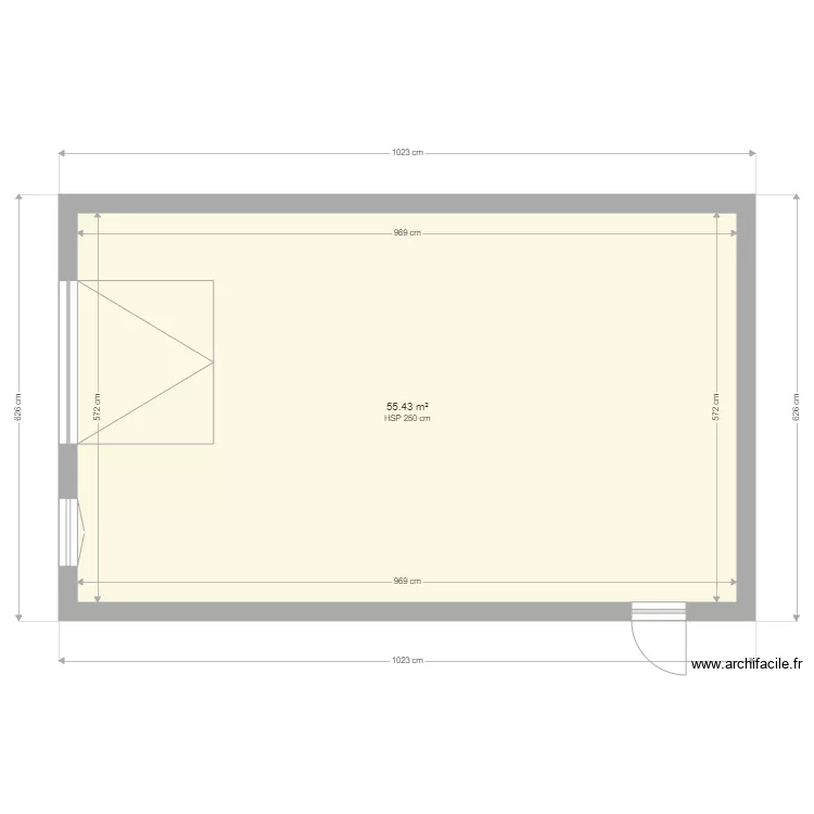 garage. Plan de garage. Plan de