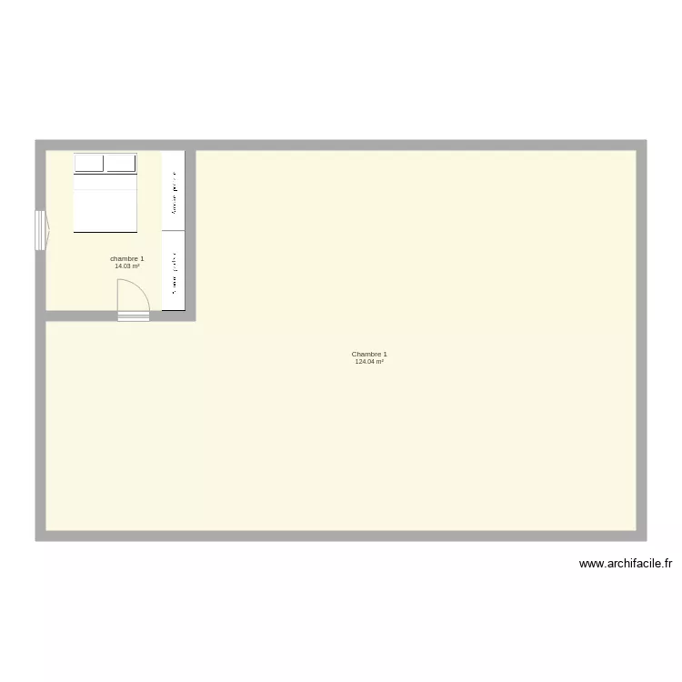 Maison ideale. Plan de 