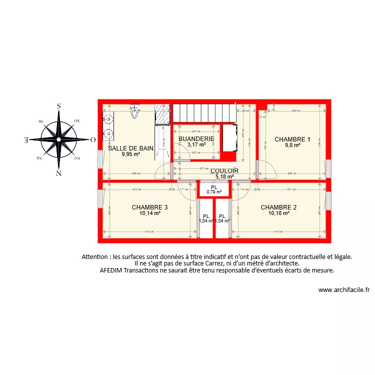 BI 7102 ETAGE. Plan de 