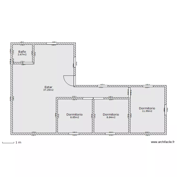 Casa. Plan de 