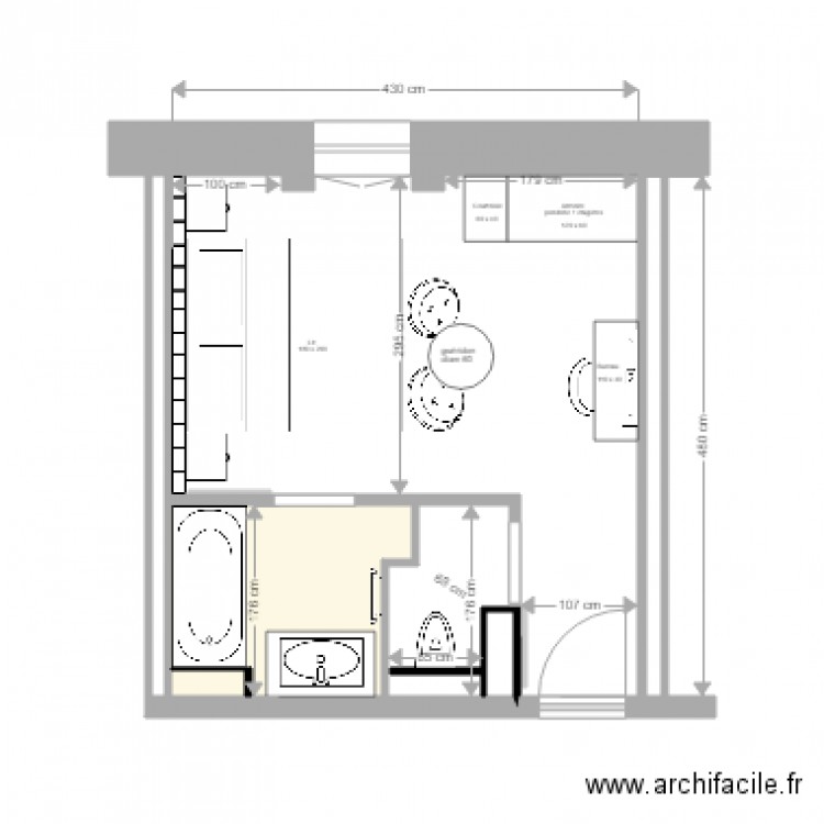 CHAMBRE 26. Plan de 0 pièce et 0 m2