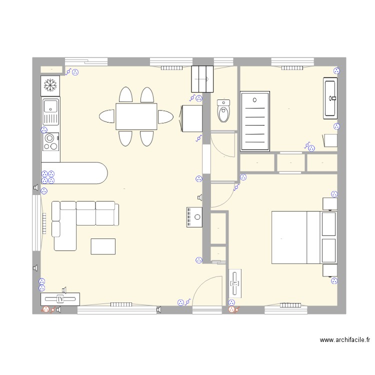 ciriack rdc. Plan de 0 pièce et 0 m2