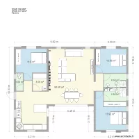 PLAN en U F4  du 28 aout 2020 SHON 127 93M2
