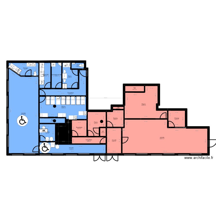 92C35JM Projet V3 Jordan_Global 1. Plan de 23 pièces et 214 m2