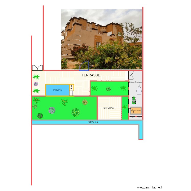 PLAN EXTERIEUR. Plan de 0 pièce et 0 m2