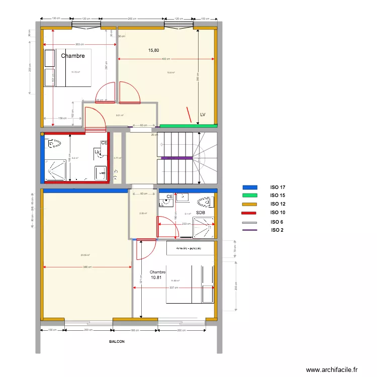 Lot B 2eme perso v1. Plan de 
