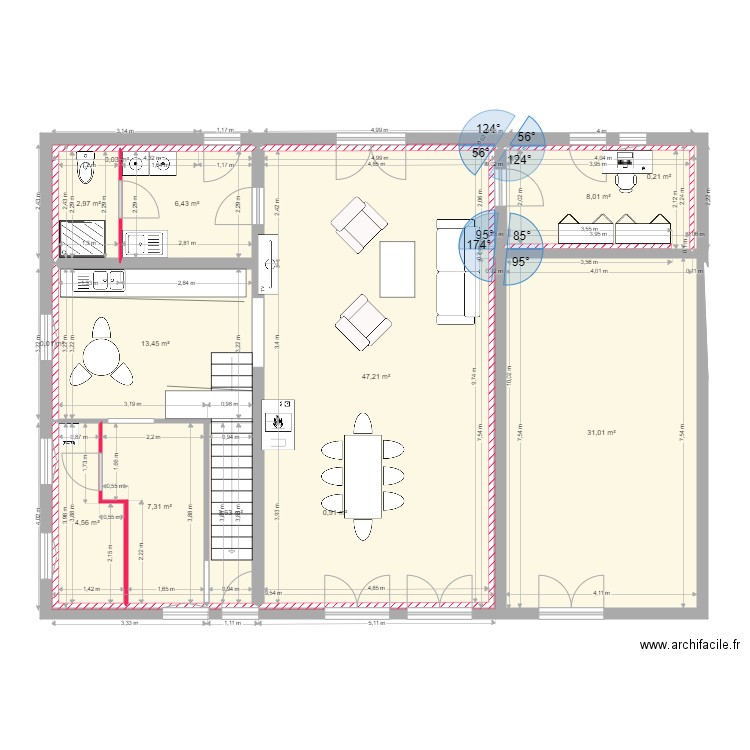degros crollet. Plan de 0 pièce et 0 m2