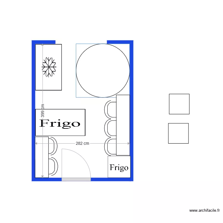 sotto casa. Plan de 