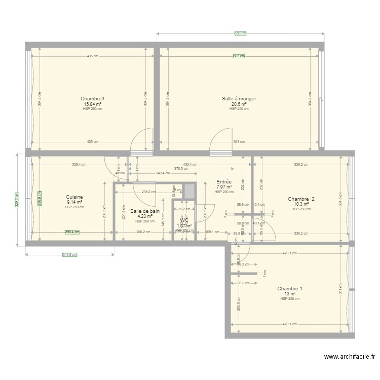 foncia vardelle 6 rdc g. Plan de 0 pièce et 0 m2