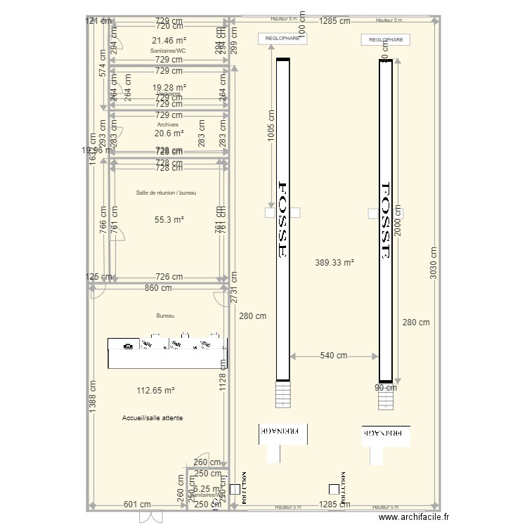 tes PL 2 lignes. Plan de 0 pièce et 0 m2