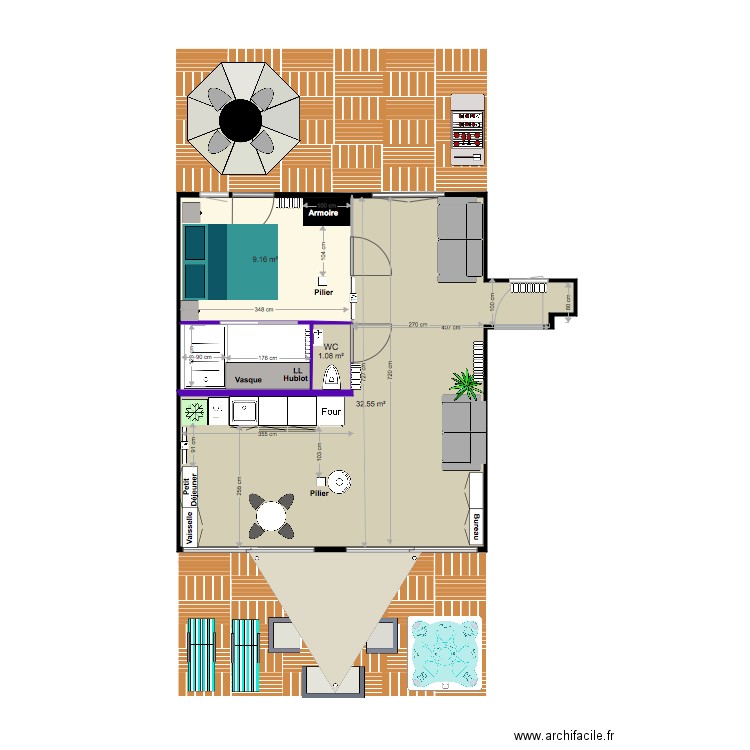 Plan Appartement 21 janvier 2020. Plan de 0 pièce et 0 m2