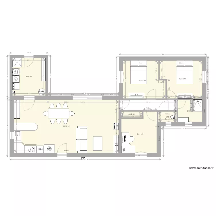 plan maison . Plan de 
