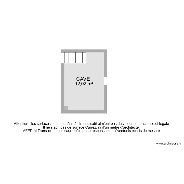 BI 6745 CAVE . Plan de 