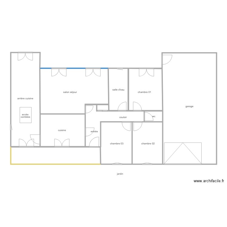 PINEAU 01. Plan de 0 pièce et 0 m2