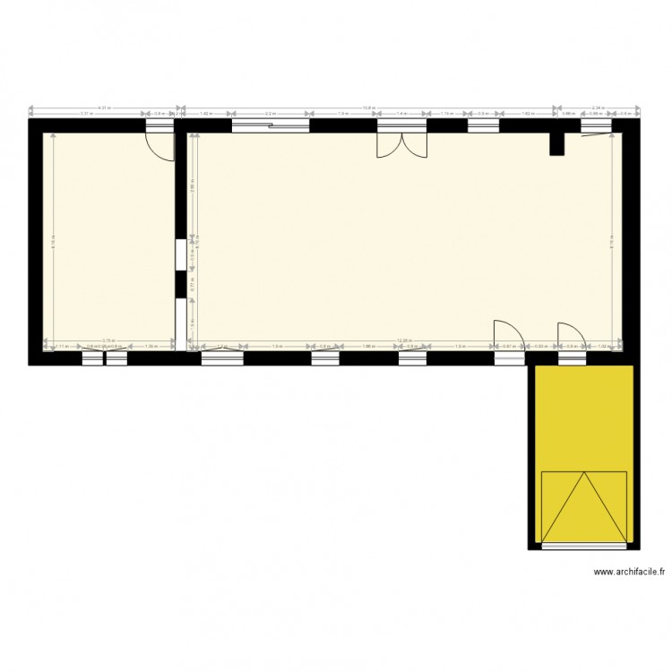 Maison 2. Plan de 3 pièces et 112 m2