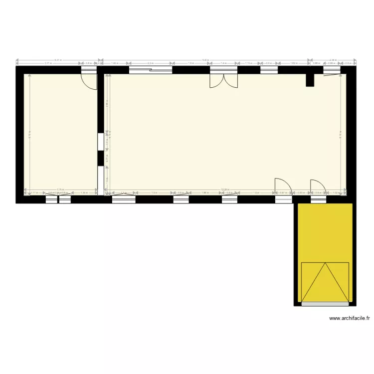 Maison 2. Plan de 