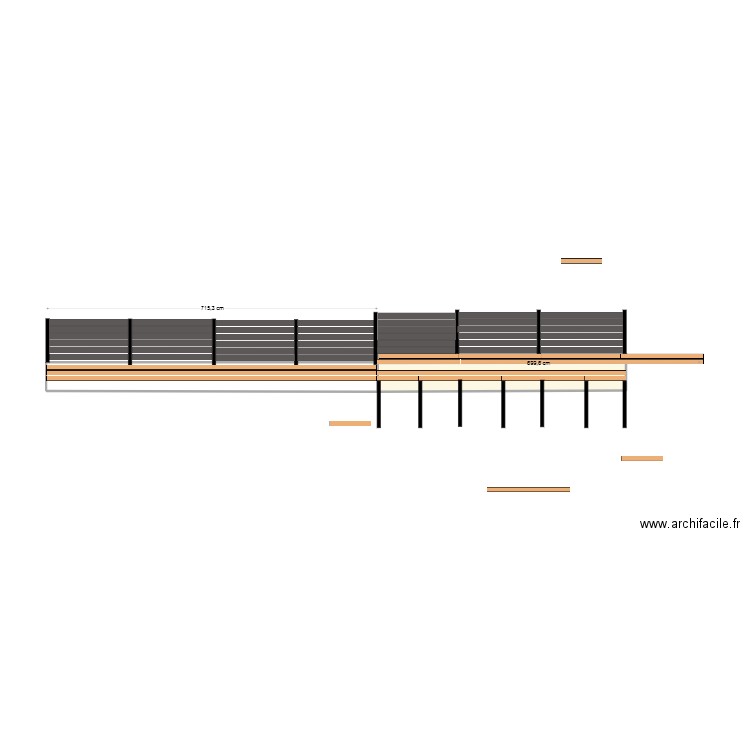 mur soutenement. Plan de 0 pièce et 0 m2