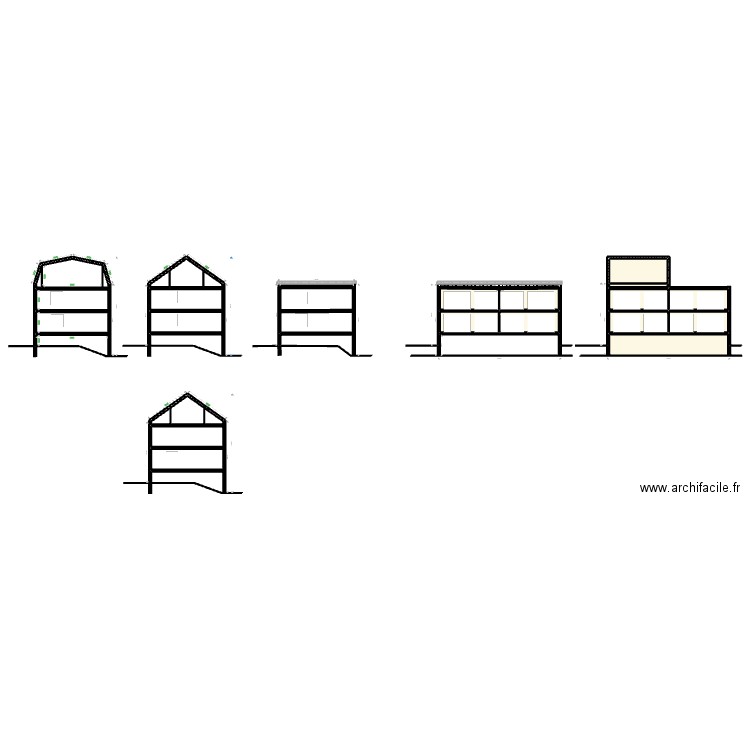 plan_de_coupe_viroflay. Plan de 12 pièces et 172 m2