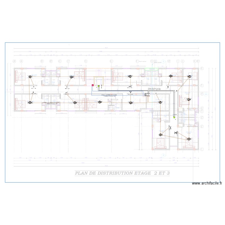 SSI Etage 2 et 3 Hôtel kribi. Plan de 0 pièce et 0 m2