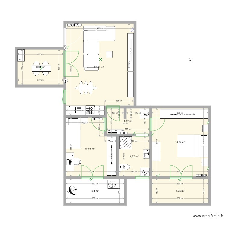 appartement via R SANZIO 8 11 v2 Plan 8 pi ces 74 m2 appartement via R SANZIO 8 11 v2 Plan 8 pi ces 74 m2