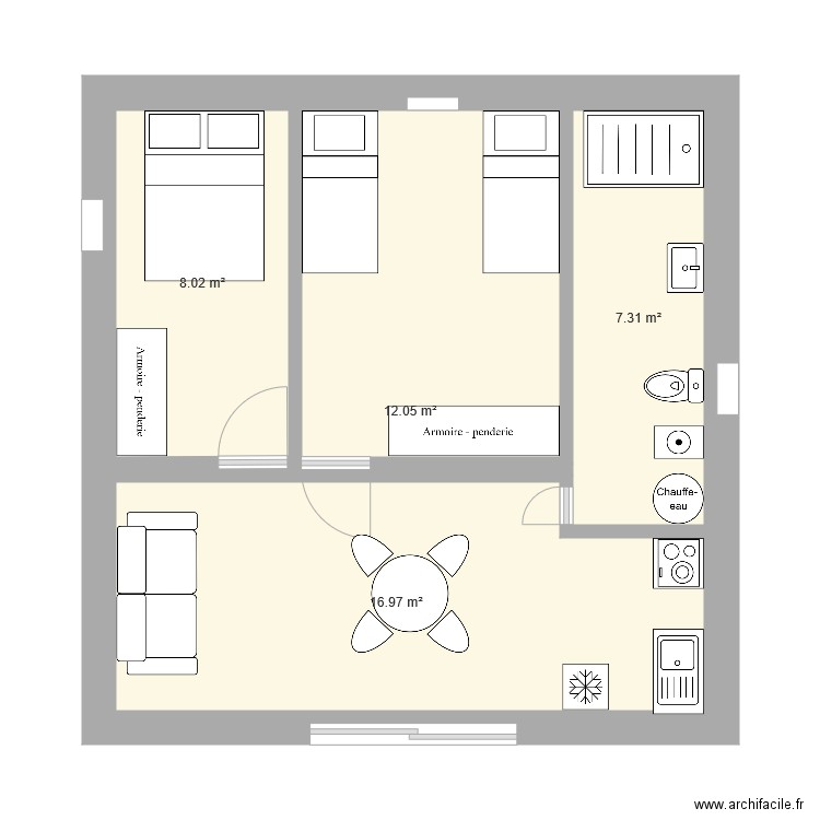 saint pierre. Plan de 0 pièce et 0 m2