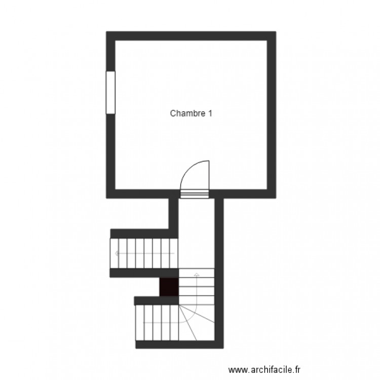 VAUJOURS LATRECHE 1ETG. Plan de 0 pièce et 0 m2