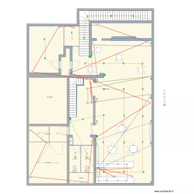discotheque. Plan de discotheque. Plan de