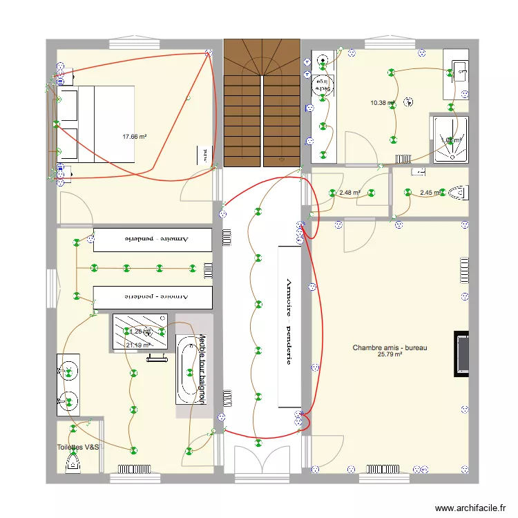 1er &eacute;tage 18 nov 18. Plan de 