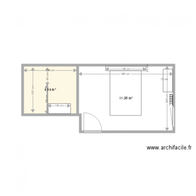 Marie LEPAGE Suite parentale. Plan de 0 pièce et 0 m2