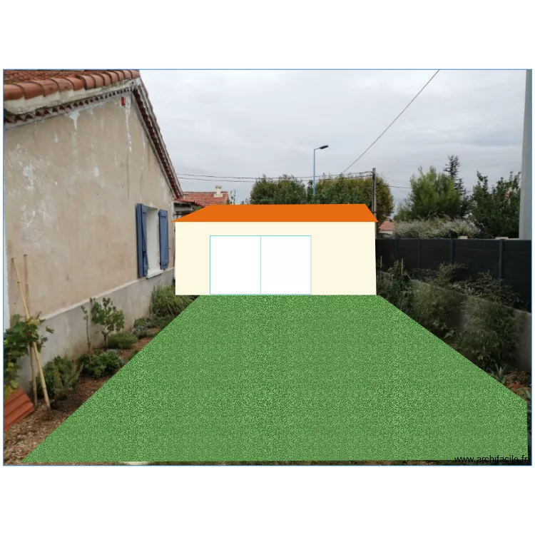 insertion du projet. Plan de 