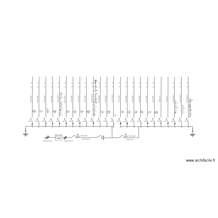 schéma unifilaire atelier Luis. Plan de 0 pièce et 0 m2