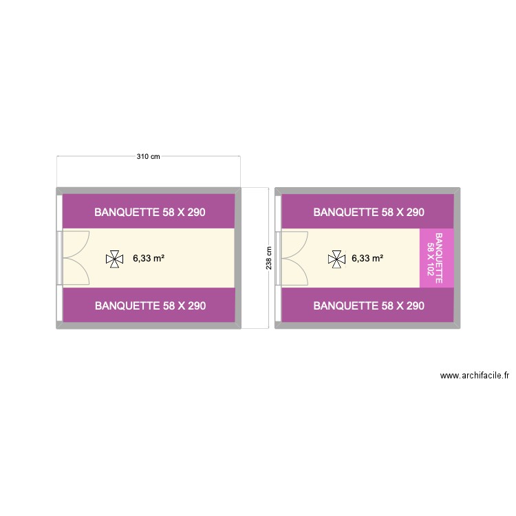 HAMMAM. Plan de 0 pièce et 0 m2