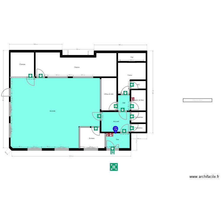 94F16M Evac. Plan de 0 pièce et 0 m2