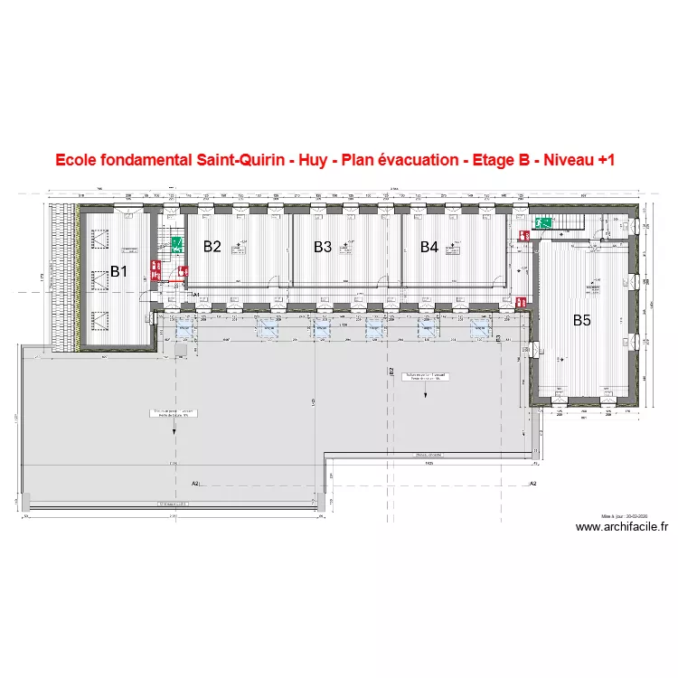 Saint-Quirin Huy - Evacuation B. Plan de 