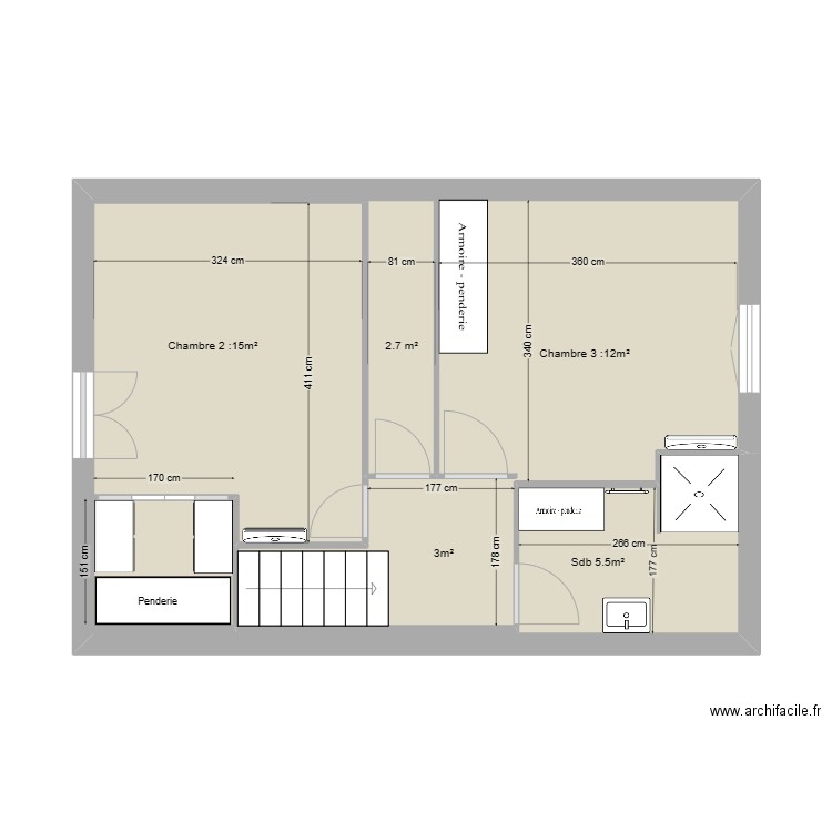 maison haut. Plan de 0 pièce et 0 m2