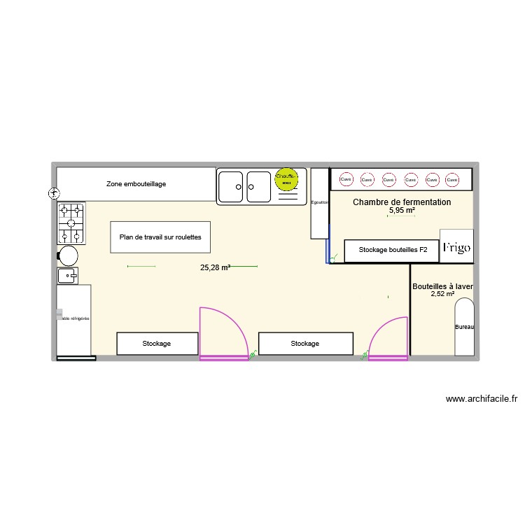 Laboratoire de transformation 2. Plan de 0 pièce et 0 m2