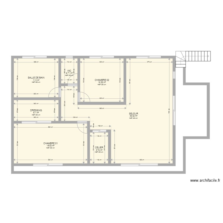 maison a étage sur construit. Plan de 0 pièce et 0 m2