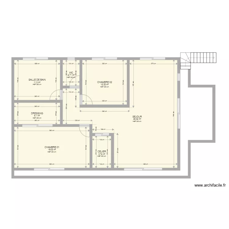 maison a étage sur construit. Plan de maison a étage sur construit. Plan de