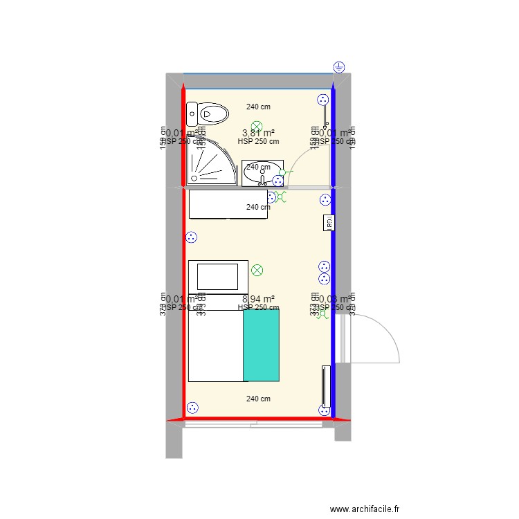 Houlgate Plan - Garage. Plan de 6 pièces et 13 m2