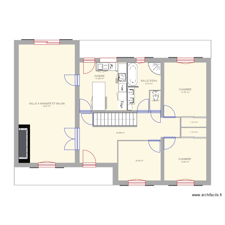 mittainville . Plan de 0 pièce et 0 m2