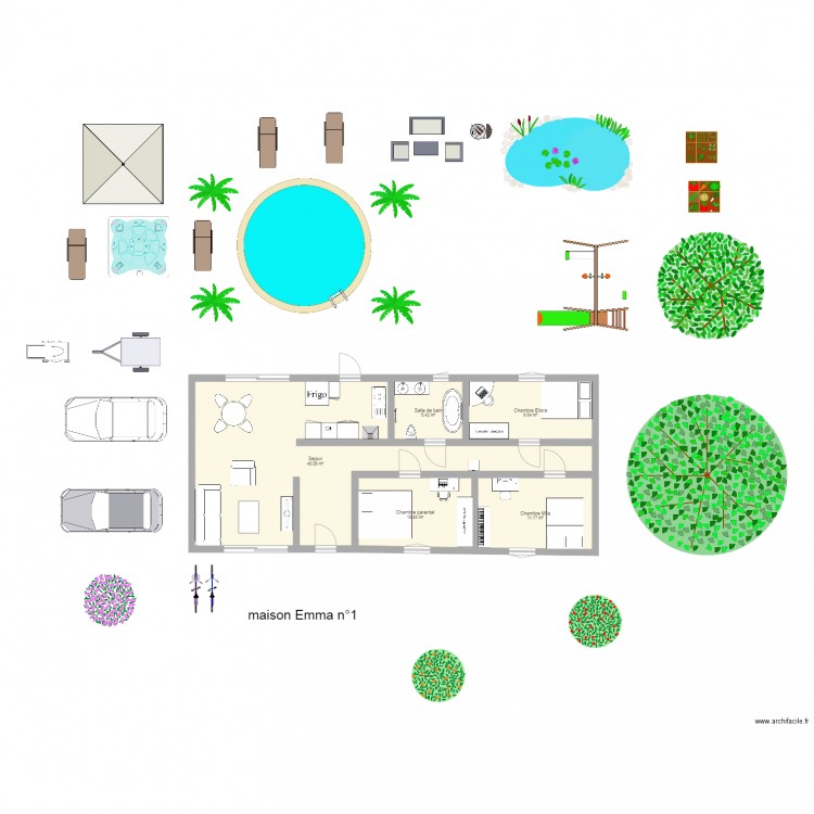 Maison Emma . Plan de 0 pièce et 0 m2