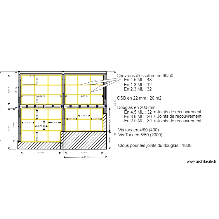 Garage castels coté. Plan de 0 pièce et 0 m2