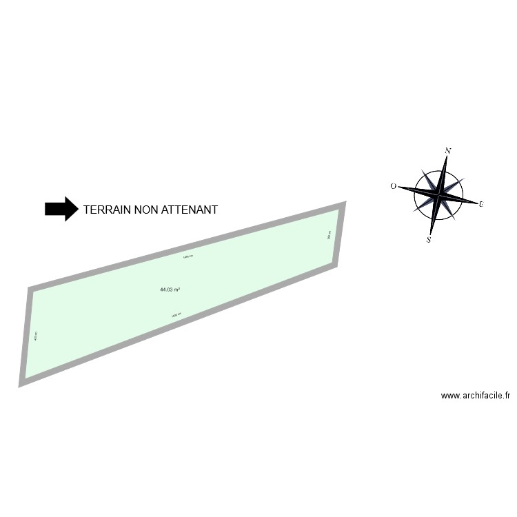 Terrain guerquin . Plan de 0 pièce et 0 m2