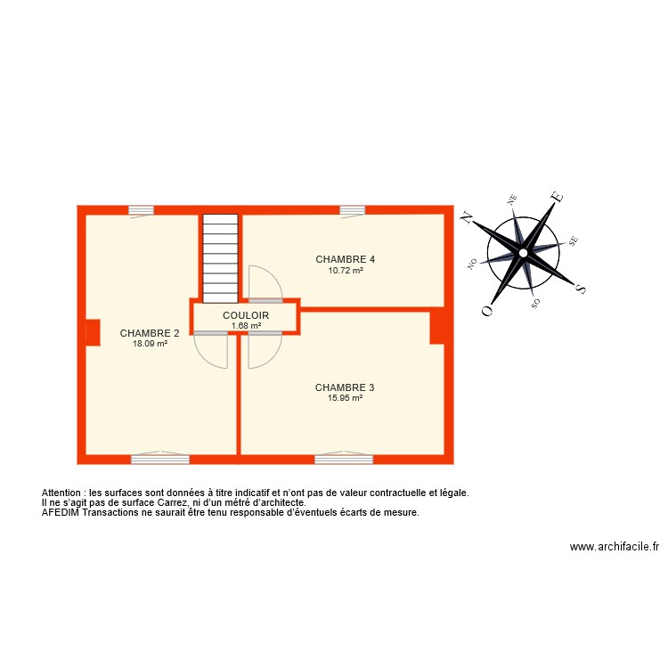 BI 6534 R ETAGE 1. Plan de 0 pièce et 0 m2